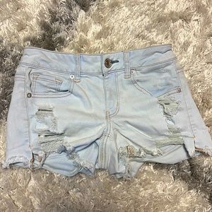 American Eagle Light-Washed Shorts